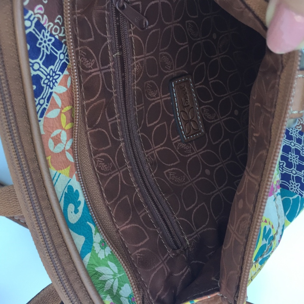 Boho Patchwork Crossbody Bag - Many Compartments - image 5